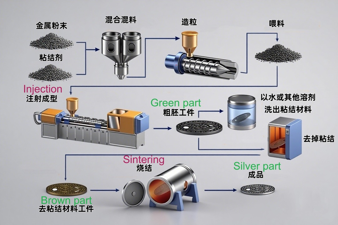MIM 工艺流程 MIM Workflow